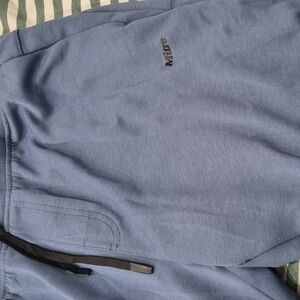 Mitre Slate Blue Jogger Pants with Black Drawstring
